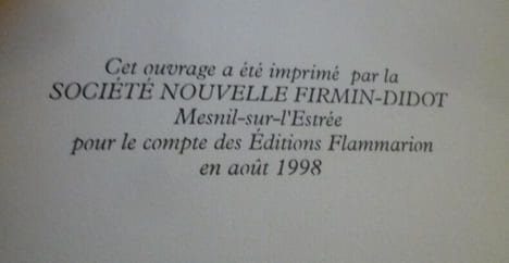 Les particules élémentaires
édition non-corrigée Août 1998. Michel Houellebecq