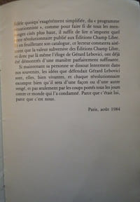 Les mots et les balles
Les condamnés de l'affaire Lebovici