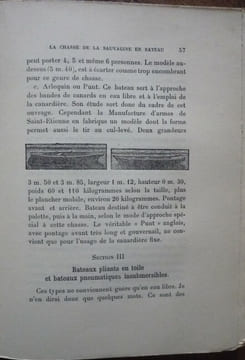La chasse de la sauvagine en bateaux. DE LA FUYE Maurice