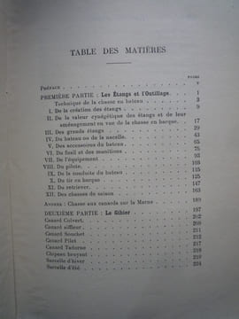 La chasse de la sauvagine en bateaux. DE LA FUYE Maurice
