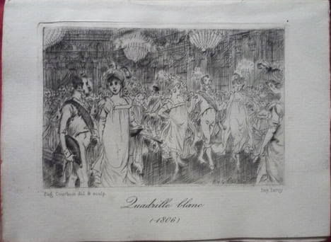Les quadrilles de la cour de Napoléon 1° . Frédéric MASSON