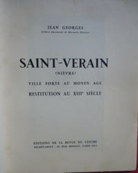Saint Vérain , ville forte au moyen âge .