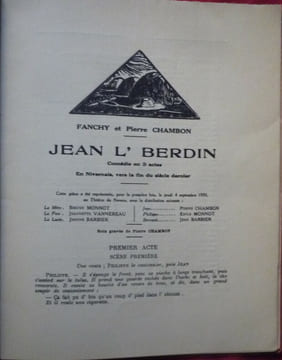 Jean L'Berdin. Fanchy et Pierre Chambon