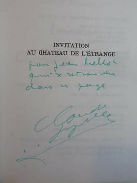 Invitation au château de l'étrange. Claude SEIGNOLLE