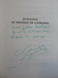 Invitation au château de l'étrange