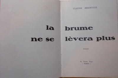 La brume ne se lèvera plus