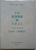 A la recherche du vrai à ravers l'oeuvre de Claude Seignolle. René-Louis Doyon