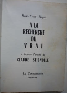 A la recherche du vrai à travers l'oeuvre de Claude Seignolle