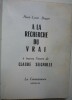 A la recherche du vrai à ravers l'oeuvre de Claude Seignolle. René-Louis Doyon