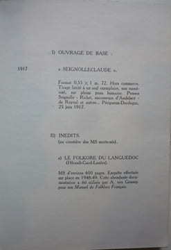 A la recherche du vrai à travers l'oeuvre de Claude Seignolle. René-Louis Doyon