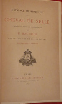 Dressage méthodique du cheval de selle