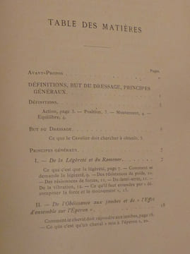 Dressage méthodique du cheval de selle. d'après François Baucher