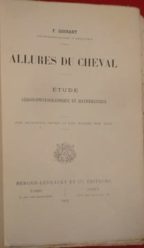 Les allures du cheval. F. GOSSART