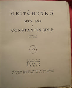 Deux ans à Constantinople