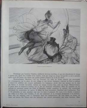 Pierre Mac Orlan, Henry Thétard, Tristan Rémy, Calder, Alain Sergent, Robert Margerit, .... Permanence du cirque