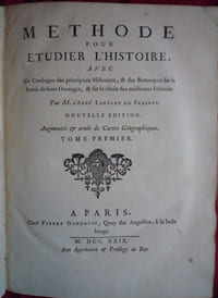 Méthode pour étudier l'histoire