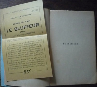 Le bluffeur. James M Cain