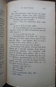 Le bluffeur. James M Cain