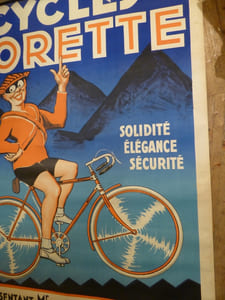 CYCLES LORETTE
GRANDE AFFICHE 
