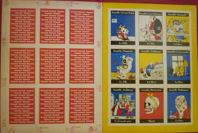 Faites vous même votre jeu des 7 familles