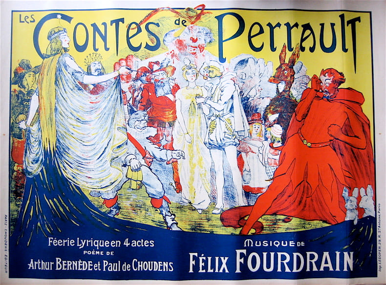 LES CONTES DE PERRAULT. Bernede Arthur,Choudens Paul de, Fourdrain F&eacute;lix