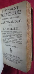 Testament politique d'Armand du Plessis, Cardinal Duc de Richelieu
