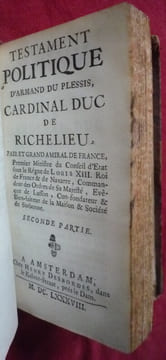 Testament politique d'Armand du Plessis, Cardinal Duc de Richelieu
. Richelieu