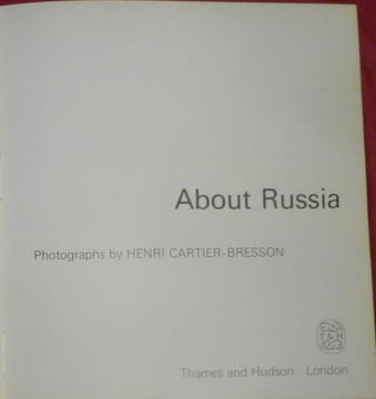 About Russia
. Henri CARTIER-BRESSON
