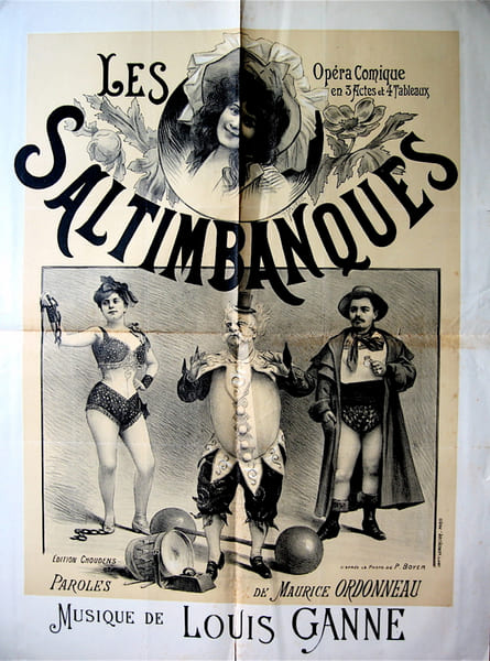 LES SALTIMBANQUES. Ordonneau Maurice et Ganne Louis