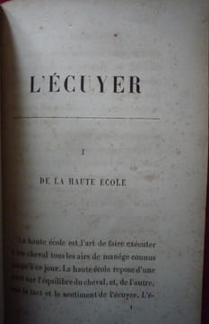 L'écuyer. Victor FRANCONI