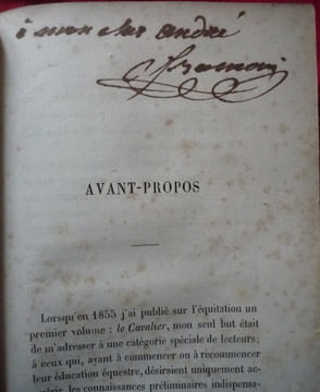 L'écuyer. Victor FRANCONI