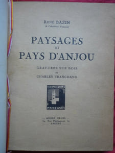 Paysages et pays d'Anjou