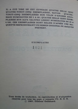 Histoires et d'autres histoires. Jacques Prévert