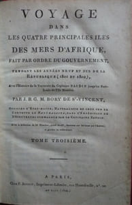 Voyage dans les quatre principales îles des mers d'Afrique