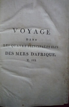 Voyage dans les quatre principales îles des mers d'Afrique. Bory de Saint Vincent