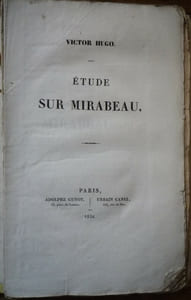 Etude sur Mirabeau