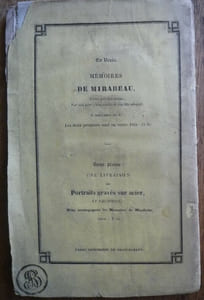 Etude sur Mirabeau