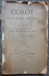COROT Souvenirs intimes