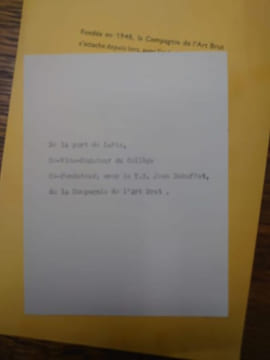 Publications de la Compagnie de l'Art Brut. . JEAN DUBUFFET.