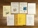 Revue anarco-surréaliste DROOMSCHAAR, 1 & 2. Avec lettre. . RIK LINA. 