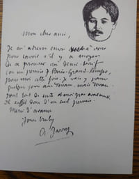 Deux cartes postales. Collège de Pataphysique.