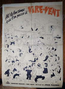 Ah! le bon temps que l'on passe à Vire-Vent. Affiche.
