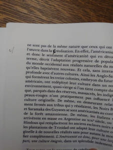 Éloge de la Créolité. Envoi de Raphaël Confiant à Dominique Noguez. 