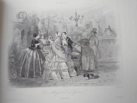 Vie élégante de la société parisienne Dessins de Compte-Calix gravés sur acier par Portier. . COMPTE-CALIX.