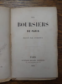 Les petits Paris illustrés par Andrieux. Les boursiers de Paris.