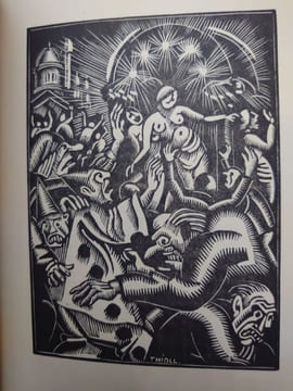 Humanités. Poèmes. Ornés de six gravures sur bois de Raymond Thiollière. . ROBERT BOUDRY.