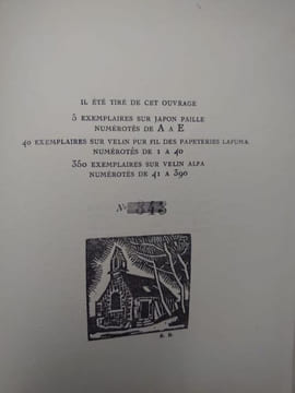Humanités. Poèmes. Ornés de six gravures sur bois de Raymond Thiollière. . ROBERT BOUDRY.