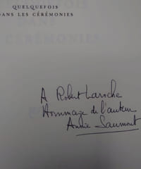 Quelquefois dans les cérémonies. Nouvelles.