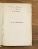 A.O. Barnabooth. Ses oeuvres complètes. C'est à dire un conte, ses poésies et son journal intime. . Valéry LARBAUD. 