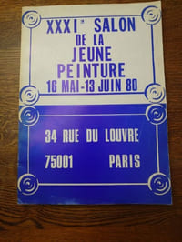 XXXIème salon de la jeune peinture. 16 mai - 13 juin 1980.